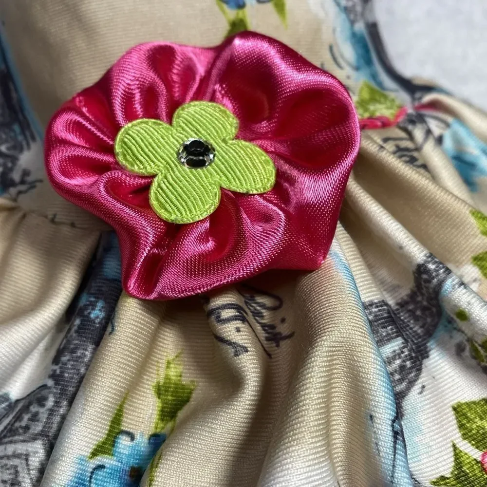 Fancy Floral Dog Dress